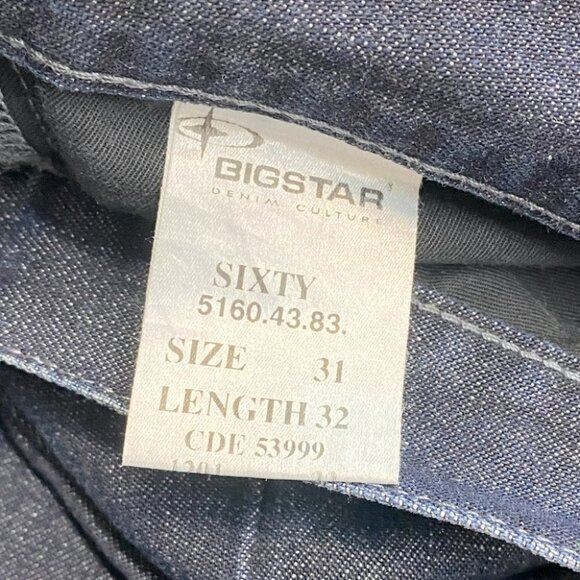 Big Star Dark Wash High Rise Flare Leg Jeans 31 - Picture 8 of 14